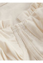 Ruched Vintage Sleeve Crop Top 