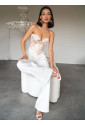 Vintage gold sweetheart corset