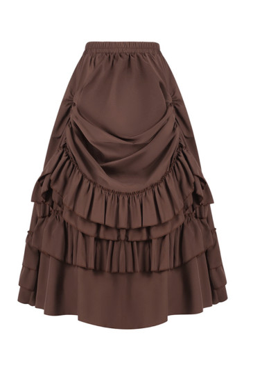 Women's Medieval Renaissance Retro Gothic Punk Skirt 
