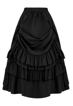 Women's Medieval Renaissance Retro Gothic Punk Skirt 