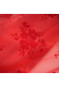 Victorian Gothic Red Elastic High-low Organza Skirt 