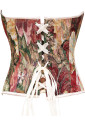 Floral Lace-Up Overbust Corset – A Tale of Grace & Power