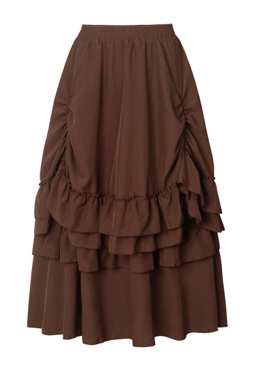 Women's Medieval Renaissance Retro Gothic Punk Skirt 