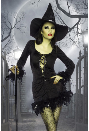 Kostým čarodejnice - ideálny na Halloween
