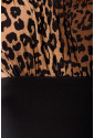 Skvelé vintage šaty s leopardím vzorom