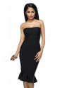 Elegant black bandage dress OLYMPIA