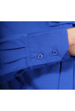Womens blue shirt with tie NIFE k03