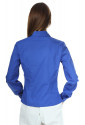 Womens blue shirt with tie NIFE k03