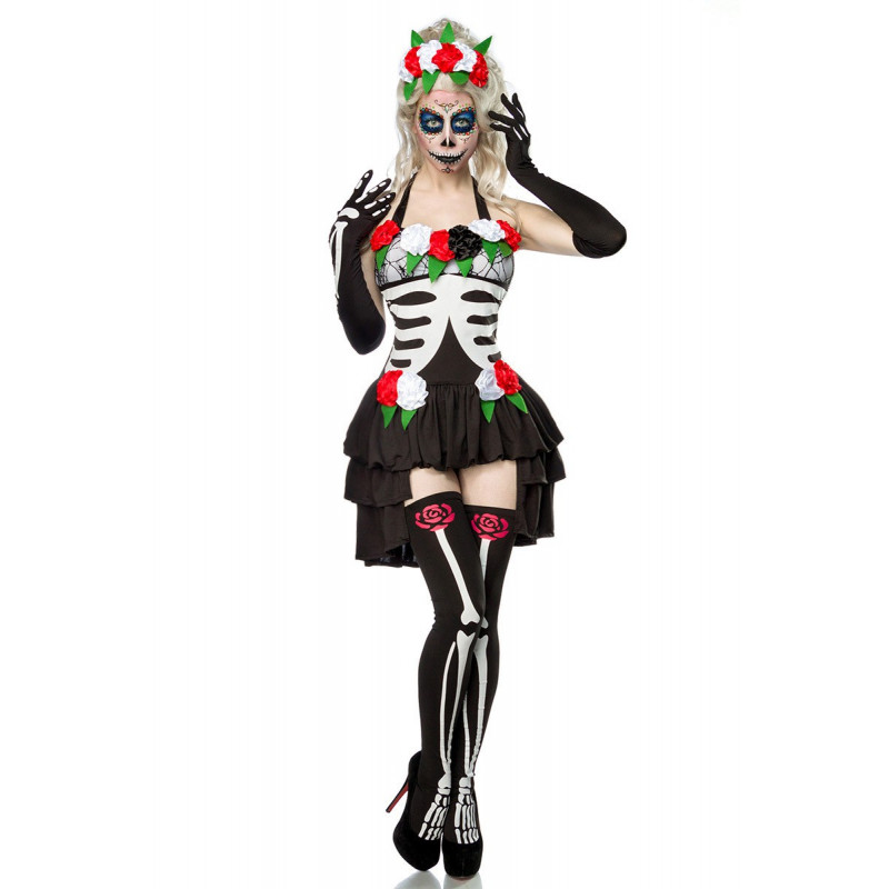 Complete Skeleton costume Mexican Día de Muertos - SELECTAFASHION.COM
