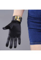 Short satin gloves in 3 colors