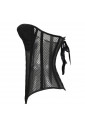 Sexy mesh black corset