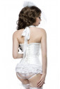High quality white corset