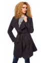 Transient fashion trench coat
