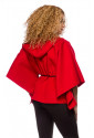 Simple cape with zip