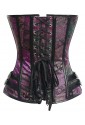 Beatiful retro gothic corset with Clasp Fasteners