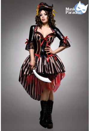 Beautiful female pirate fancy dress