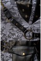Sophisticated steampunk corset with vest