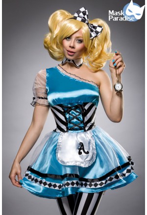 Costume playful Alice in Wonderland