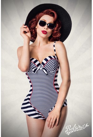 Stripe vintage onepiece swimwear by Ophelia Overdose