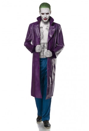 Luxury men's extravagant costume Joker