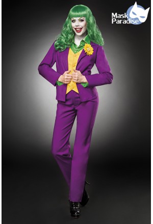 Top quality womens costume Lady Joker