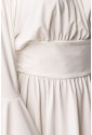 Angel godmother white long sleeves dress - blouse