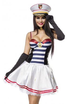 Sweet marine costume for navy girl