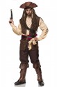 Kompletný kostým pre pánov Captain Jack Sparrow