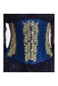 Vintage royal brocade corset under breast