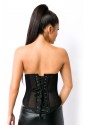 Accent black underbust corset
