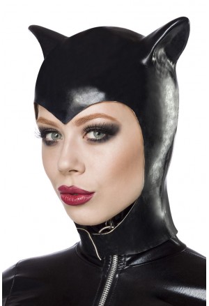 Rubber cap Catwomen with ears