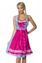 Piping contrast Bavarian folk costume dress