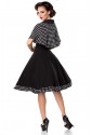 Sweet swing dress with polka cape from Belsira