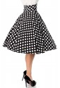 Extra wide A line elegant retro skirt Belsira