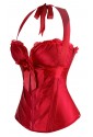 High quality red soft cups corset
