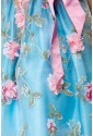 Luxury brocade floral dirndl folk dress costume