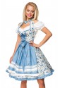 Floral bavarian dirndl folk dress in top quality 