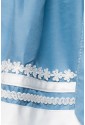 Floral bavarian dirndl folk dress in top quality 