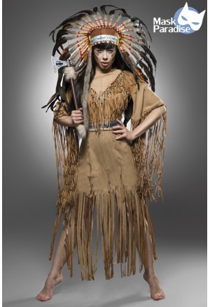Beautiful native american indian costume set