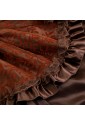 Hnedá steampunková sukňa z čipky