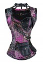 Sophisticated steampunk corset with vest COLOR EXCLUSIVE