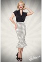 Elegant retro pencil skirt with frill a la Marilyn