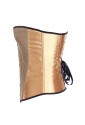 Satin shiny corset - gold