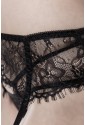 GREY VELVET premium set of 5 piece black lace lingerie