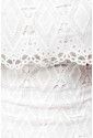 Romantic short lace dress with off shoulder frill