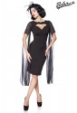 Čierne elegantné retro šaty Belsira