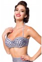 Timeless vintage retro swimwear bra