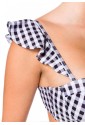 Timeless vintage retro swimwear bra