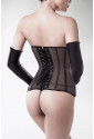 Glamour waist shaping corset with gloves and nipple patches
