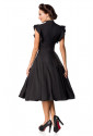 Elegant retro swing black dress Belsira